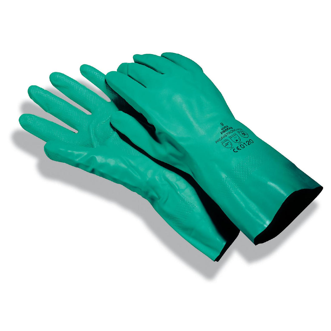 Uvex Nitril-Chemie-Schutzhandschuhe Größe L grün